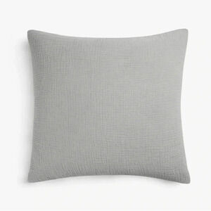 PARACHUTE Organic Cloud Cotton Euro Sham Gray Set of  2